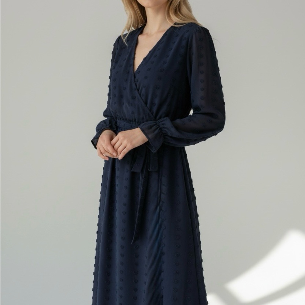 Baltic Born Navy Long Sleeve Dress